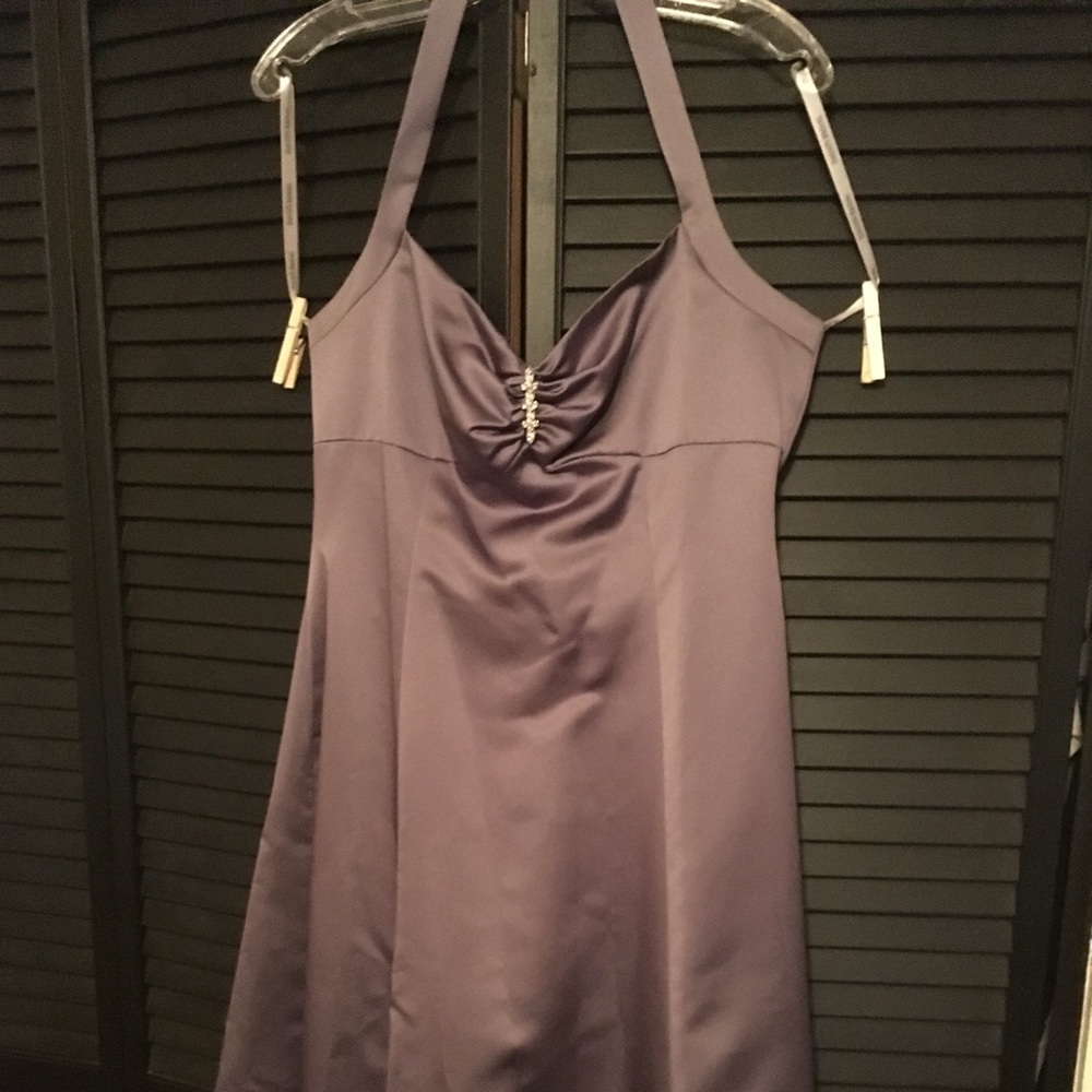Formal Lavender Halter Dress